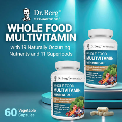 Dr. Berg Whole Food Multivitamin con – El ácido alfa lipoico, un antioxidante natural, ayuda a proteger las – Image 4