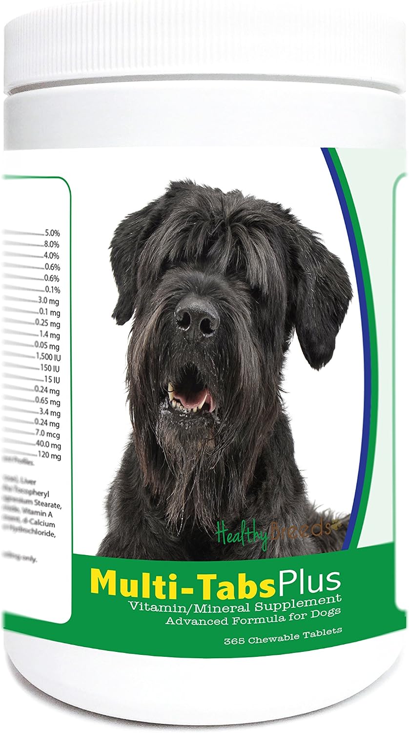 Healthy Breeds Multi-Tabs Plus Multivitamínico Masticable para Perros - 365 Comprimidos
