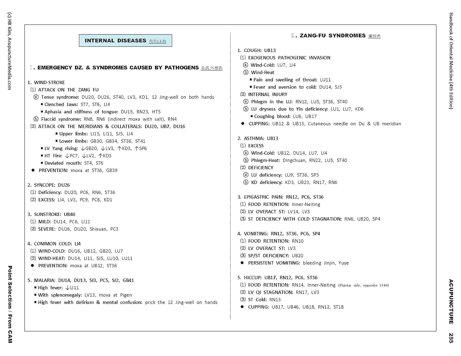 Handbook of Oriental Medicine (5th edition)