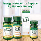 Nature's Bounty Vitamina B12 500 mcg, Comprimidos Sublinguales, 100 Unidades (Pack de 2)