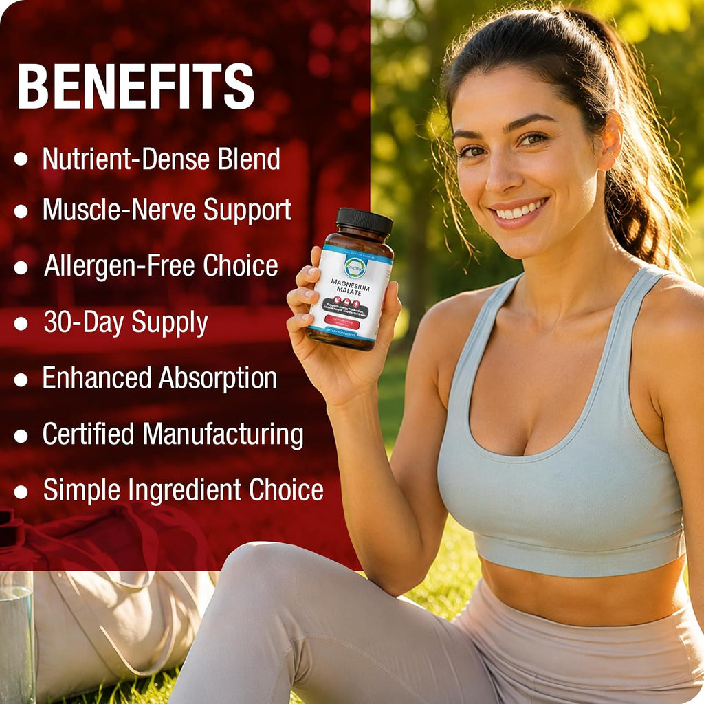 TRUEMED Malato de Magnesio 1350mg – 90 Cápsulas