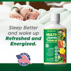 Life's Fortune Multivitamínico Líquido para Adultos y Mayores – 90+ Nutrientes, Sabor Tropical, 946 ml