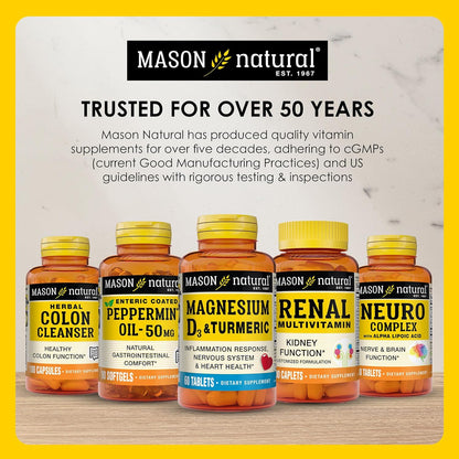 MASON NATURAL Mini Multivitamínico con – Vitamina B3 (niacina): Contribuye a la reducción del cansancio y la – Image 7