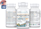Kappa Nutrition Magnesio 4-en-1, 280mg Magnesio Elemental (Bisglicinato, Malato) + Zinc y Vitamina D3, 120 Cápsulas Veganas