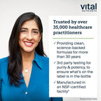 Hyperbiotics Vital Nutrients Prebiótico y Probiótico para Mujeres y Hombres | 60 mil millones UFC | Salud Digestiva | 60 Cápsulas Veganas