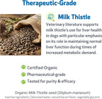 Pet Wellbeing Milk Thistle para Perros - Cardo Mariano Orgánico - 118 ml (4 oz) Líquido