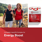 PROTOCOL FOR LIFE BALANCE Nutri-Dose B-12 10000mcg - Vitamina B12 Líquida - para Energía y Sistema Nervioso - con Folato y Biotina - Viales Prácticos