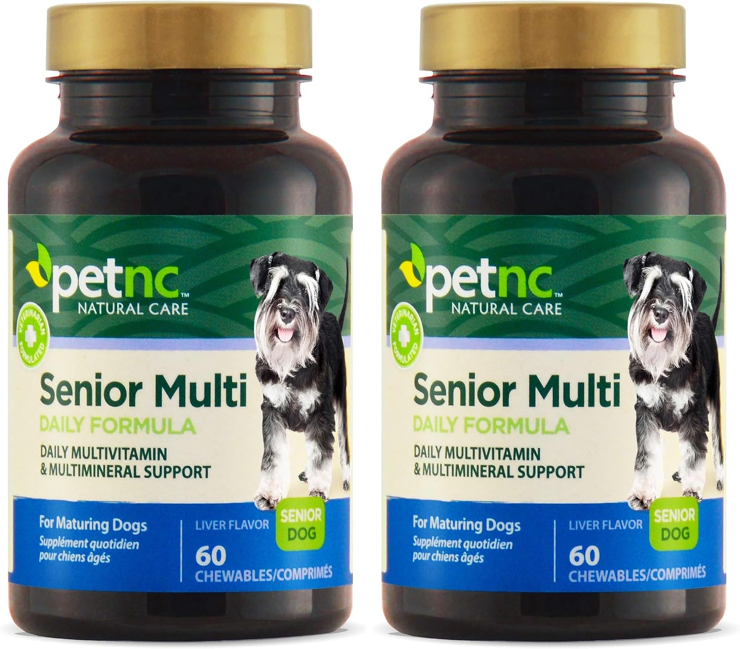 Petnc Adult Multi Chewables Multivitamin for Dogs, 75 Count, Liver Flavor