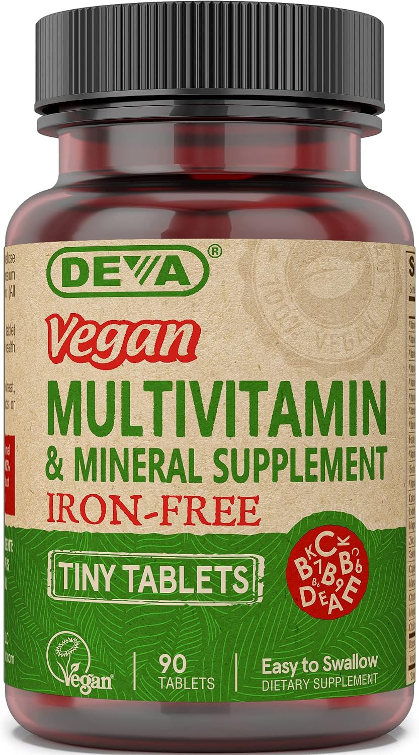DEVA Vegan Multivitamin Iron Free - 90 Tiny Tablets