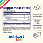 Nutricost Kids Vitamin C Gummies (250 mg) - 120 Gominolas Sabor Naranja Natural, Sin Gluten, Sin Jarabe de Maíz