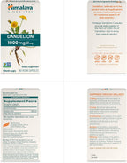 Himalaya Diente de León - Suplemento de Raíz de Diente de León para el Bienestar Diario - Vegano, Sin Gluten, 1000 mg, 60 Cápsulas