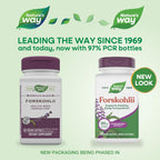 Nature's Way Forskohlii – Extracto Estandarizado con ForsLean 125 mg, 60 Cápsulas Veganas