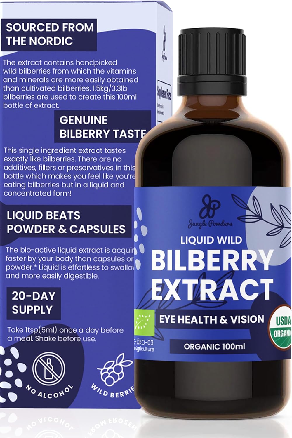 Extracto de Arándano Silvestre Ecológico - 2x100ml (Pack de 2)