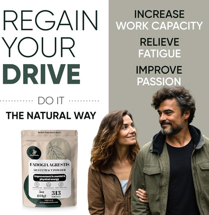 Jungle Powders Extracto de Fadogia Agrestis – Sin OMG, sin gluten, sin soja : apto para dietas especiales. – Image 3