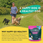 Happy Go Healthy Suplemento para Piel y Pelaje de Perros con Probióticos y Omega 3
