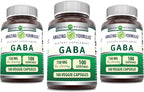 Amazing Formulas GABA 750 mg per Capsule - 100 Vegan Capsules