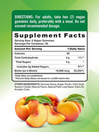 Nature's Truth Gominolas de Biotina 10000mcg | 50 Unidades | Vegano, Sin Gluten, Sabor Melocotón