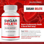 Sugar Delete Cápsulas - Fórmula Premium para Circulación y Niveles Estables, 60 Cápsulas