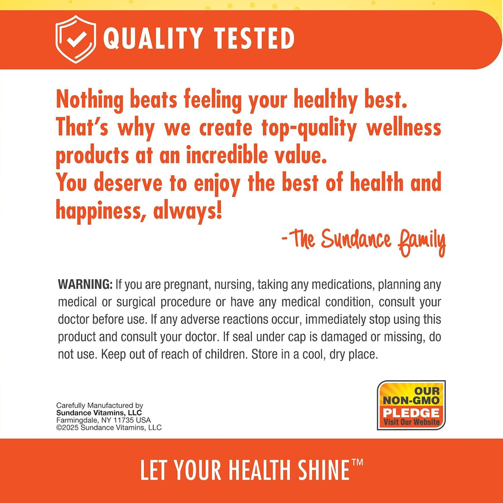 Sundance Multivitamínico Diario para Adultos - 60 Comprimidos - Fórmula de Alta Potencia