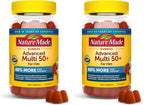 Nature Made Advanced Multivitamin Gummies 50+ para Él - 84 Gominolas
