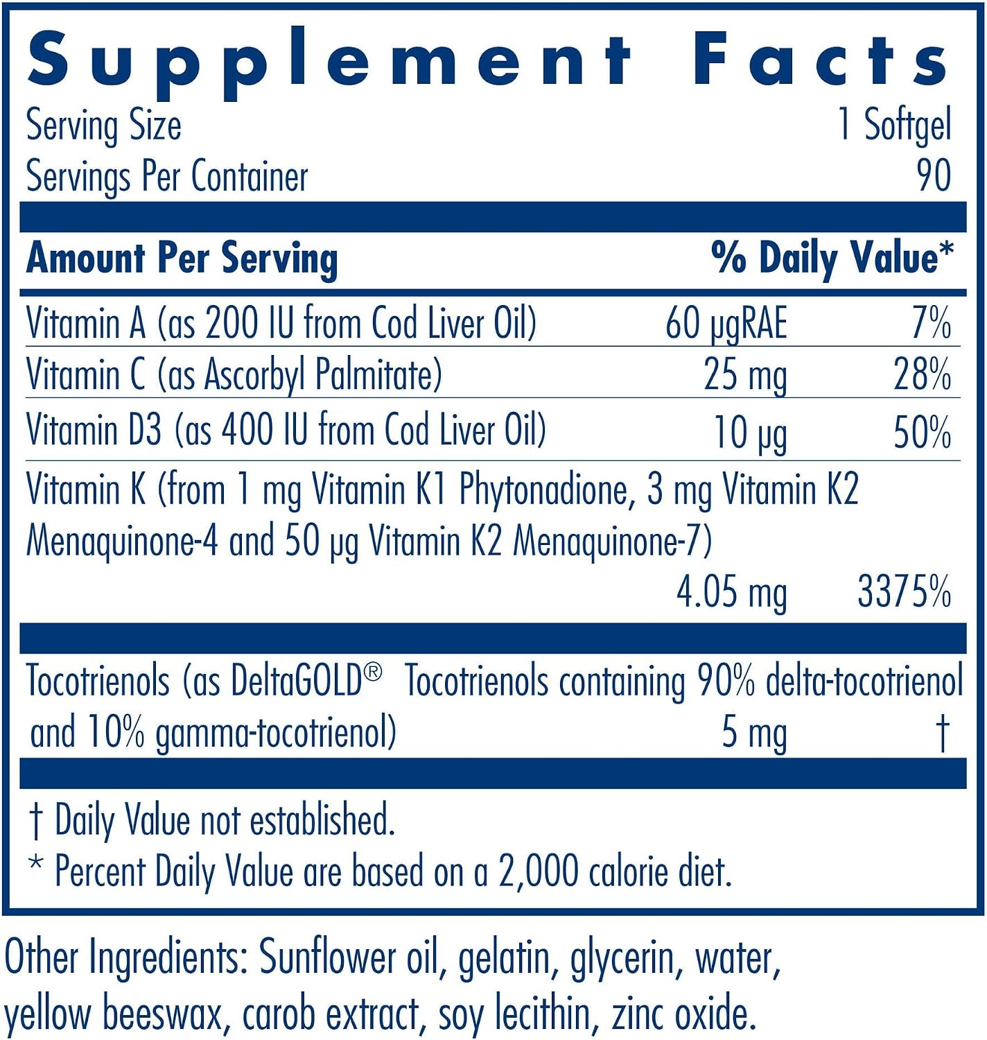 Full Spectrum Vitamin K – Bone and Circulatory Support