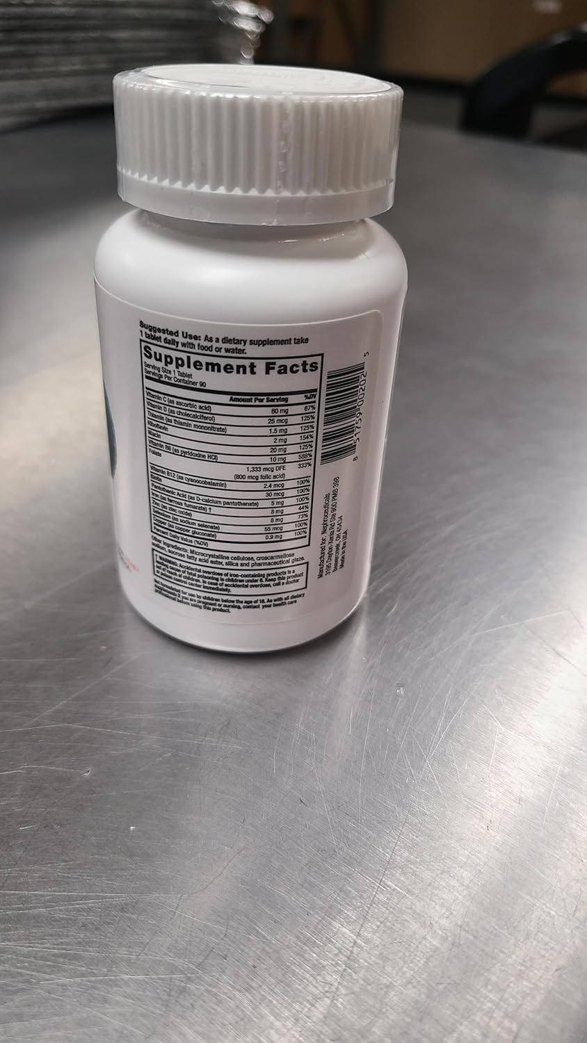 Nephroceuticals ProRenal+D Multivitamínico Renal, Sin Gluten, 90 Días