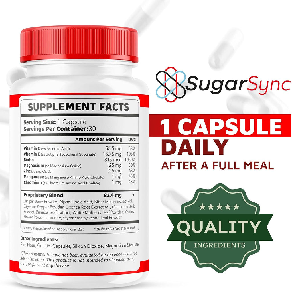 (3 Pack) Sugar Sync Glyco Optimizer – 90 Cápsulas
