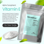 Talsen Chemicals Polvo de Vitamina E Acetato de Alfa Tocoferol 700 UI - 113g (4 Onzas) para Cuidado de la Piel