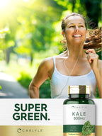 Carlyle Suplemento de Kale | 120 Cápsulas | Extracto de Hoja | Sin Gluten y No-GMO