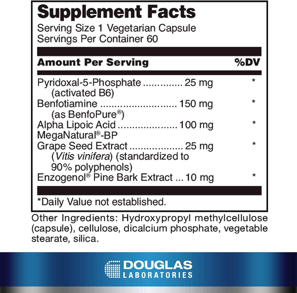 Douglas Laboratories Ultra Benfotiamine | 60 Capsules