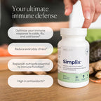 Simplix | Suplemento Natural para Fortalecer el Sistema Inmune | 60 Cápsulas Veganas