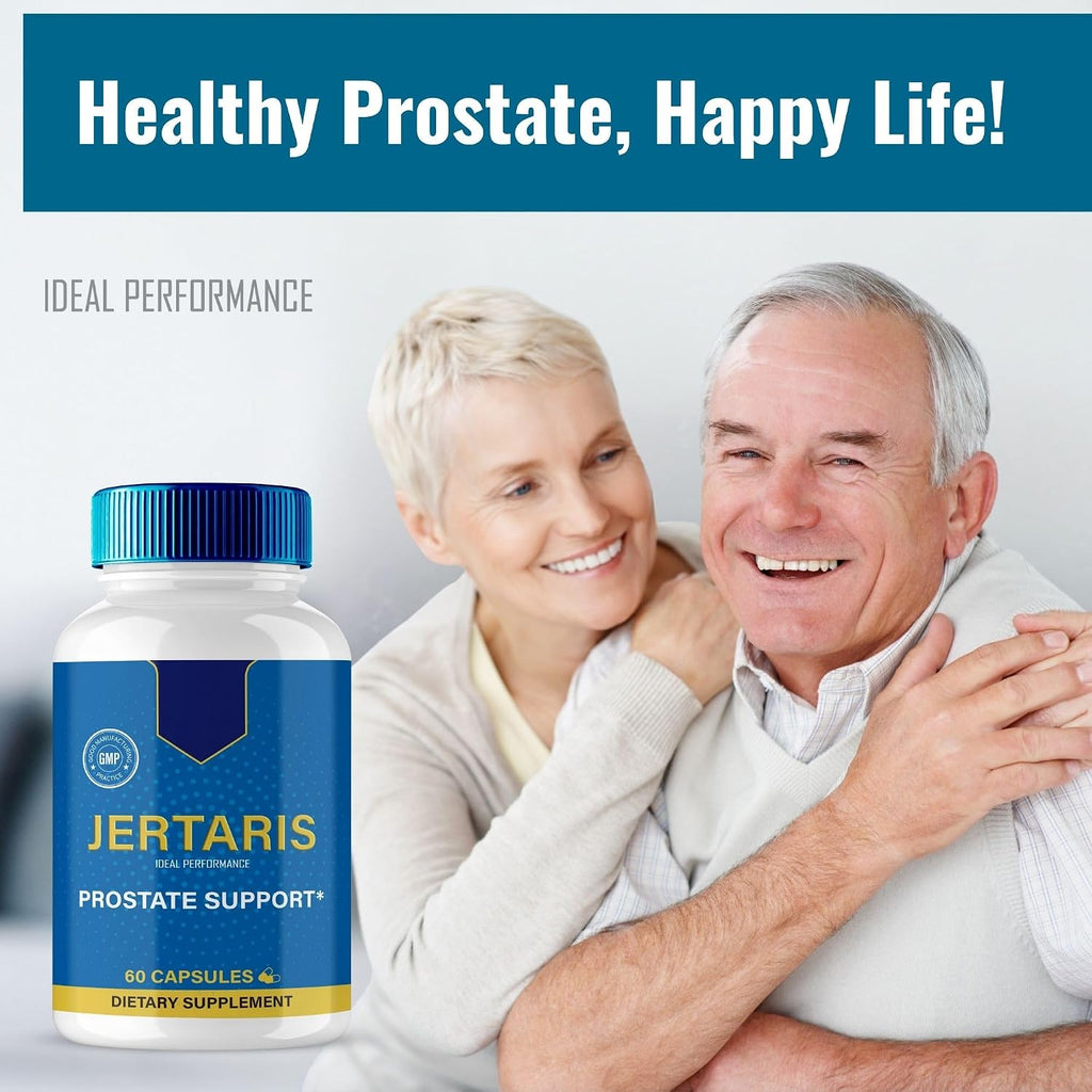 IDEAL PERFORMANCE Jertaris Cápsulas, Suplemento para la Salud de la Próstata - Fórmula Extra Fuerte, Todo Natural (Paquete de 3)