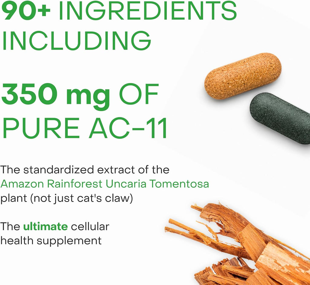HealthyCell AM/PM Healthspan System - 90+ Vitaminas, Minerales, Fitonutrientes, Probióticos y Enzimas - 60 Comprimidos AM y 60 PM