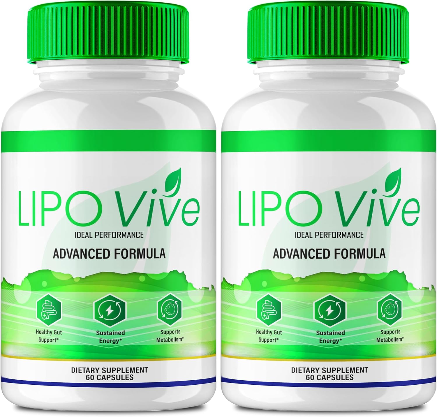 LipoVive Cápsulas, Fórmula Avanzada Pro - Suplemento Natural para Energía y Bienestar (2 Paquetes)
