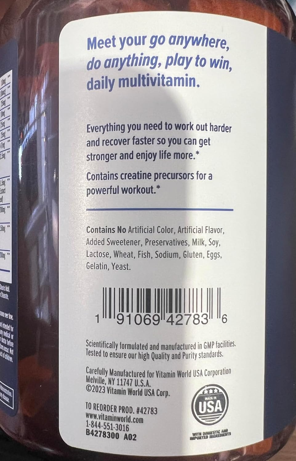 Vitamin World Ultra 360 Men's Multi Sport (180)