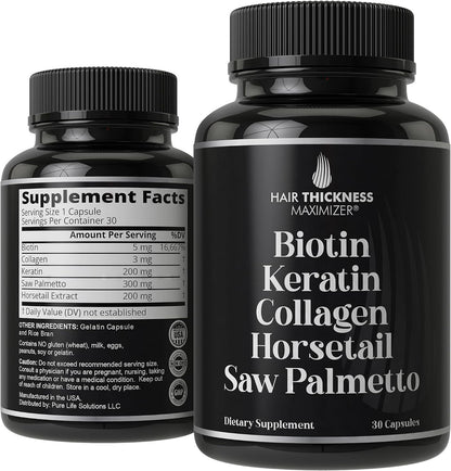 Biotina 5000mcg con Keratina, Colágeno, Cola – La biotina contribuye al metabolismo energético normal. – Image 6