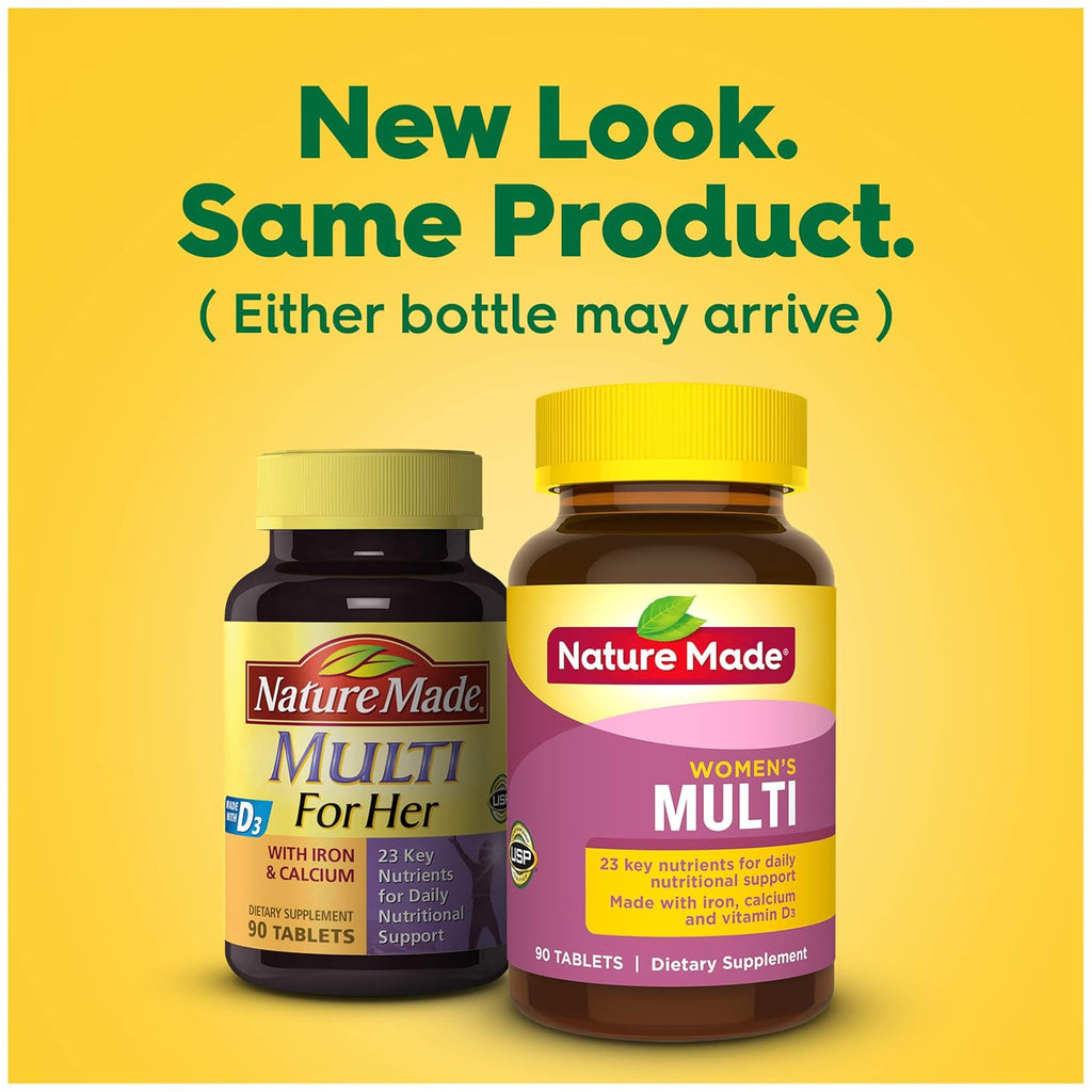Nature Made Multivitamínico para Mujeres, 90 Comprimidos