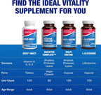 Multivitamínico 30-en-1 con Hierro - Para Mayores de 50, Hombres y Mujeres
