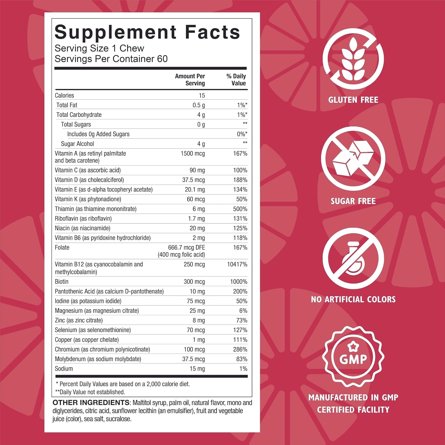 Celebrate Vitamins Multivitamínico Bariátrico en Gomitas Blandas - Fresa (180 unidades)