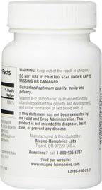 Optimum Vitamina B-2 Comprimidos, 100 Mg, 100 Unidades