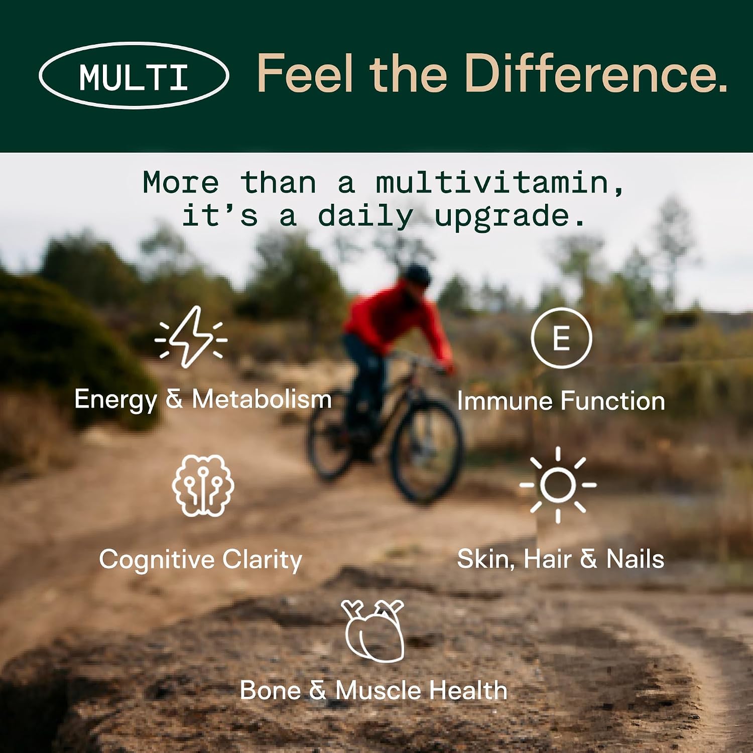 Adapt Naturals Multivitamínico para Mujeres y Hombres, Biodisponible, Fácil Absorción, con Biotina, Niacina, Vitamina A, B, C, D, E, K1, Zinc y Magnesio - Apoyo Inmunitario - 30 Días