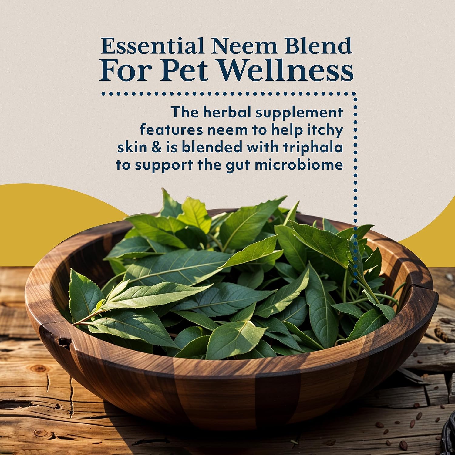 Ayush Pet Neem Plus - Suplemento de Neem para Perros - 90 Cápsulas