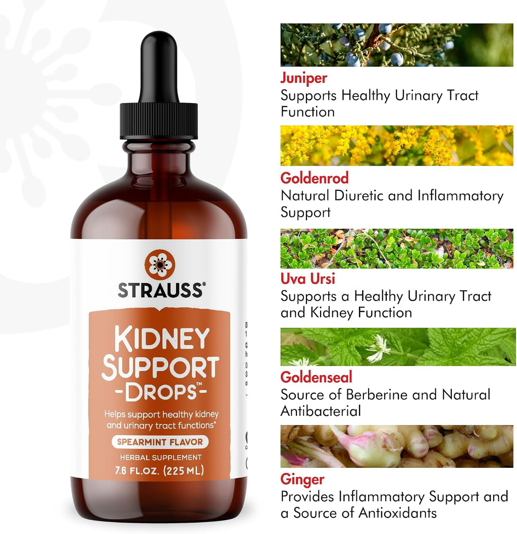 Strauss Naturals Kidney Support Supplement – 100 ml