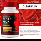 Clear Flux Complemento, Fórmula Oficial, 60 Cápsulas