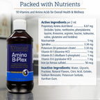 Rx Vitamins Amino B Plex Suplemento Líquido para Perros y Gatos - Complejo de Vitamina B con Aminoácidos - 60 ml