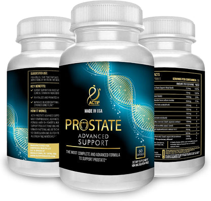 ACTIF Prostate Advanced Support, 60 cápsulas – Boro: oligoelemento que interviene en el metabolismo de minerales – Image 3
