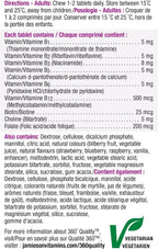 Jamieson B Complex Chewable Delicious Berry Bliss Flavour 90 Tablets