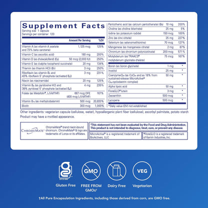Pure Encapsulations O.N.E. Multivitamínico - – Función cognitiva: La colina contribuye al metabolismo normal de la – Image 2