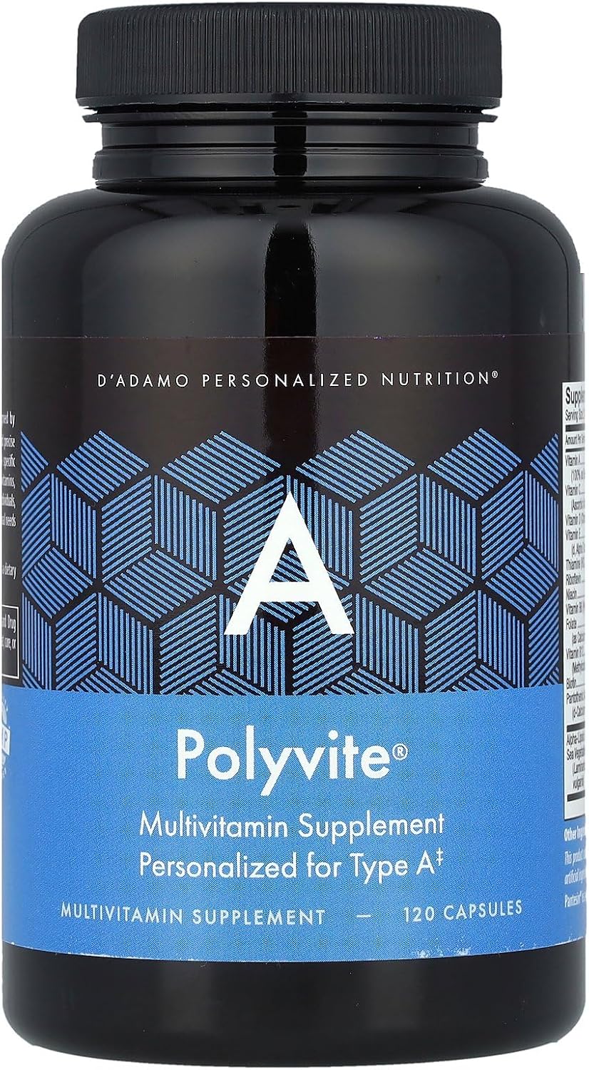 D'Adamo Personalized Nutrition Polyvite A, 120 Comprimidos