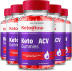 Keto Glow ACV Gummies - Gominolas Keto + Vinagre de Manzana (5 Paquetes)